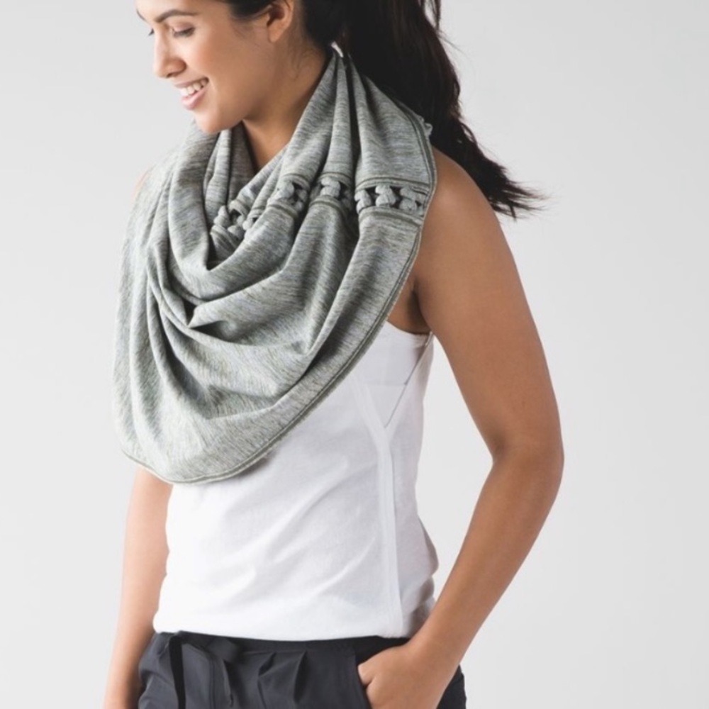Lululemon wrap scarf multiple ways vinyasa